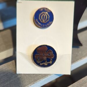 Blue and Gold Optimist International Pins